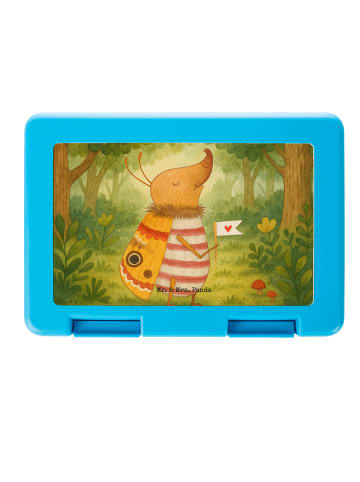 Mr. & Mrs. Panda Brotbox Nachtfalter Fähnchen Design ohne Spruch in Weiß