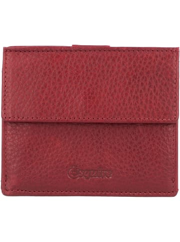 Esquire Oslo Kreditkartenetui RFID Leder 10 cm in rot