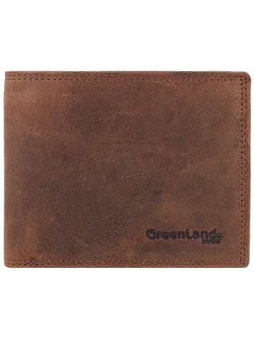 Greenland Nature Montenegro Geldbörse RFID Leder 12,5 cm in braun