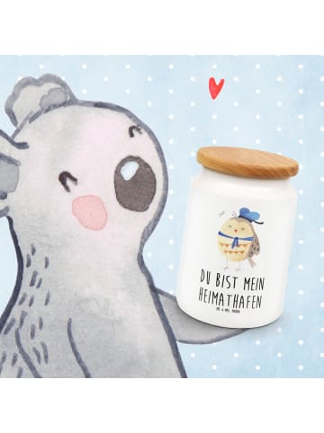 Mr. & Mrs. Panda Vorratsdose Eule Matrose mit Spruch in Weiß