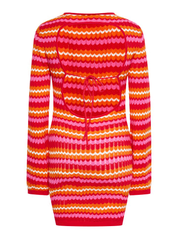 myMo Women Dress in Rot Mehrfarbig