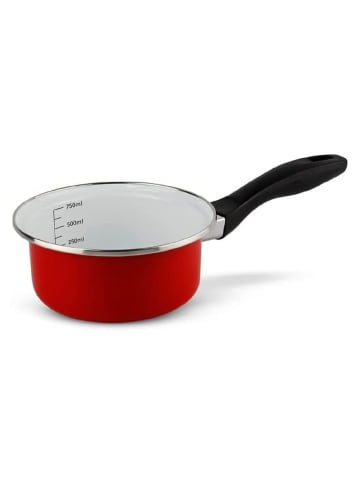 COFI 1453 Kasserolle Topf Ø16cm 1,3L in Rot