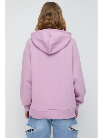 NO MATTER WHAT Sweatshirt im Flieder