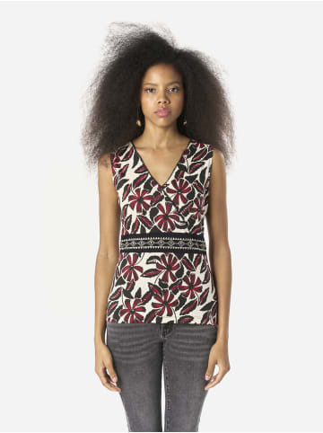 KOROSHI Damen mit bedruckten Tanktops in weiß