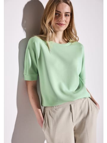 Street One 'Silk-Look T-Shirt' Grün