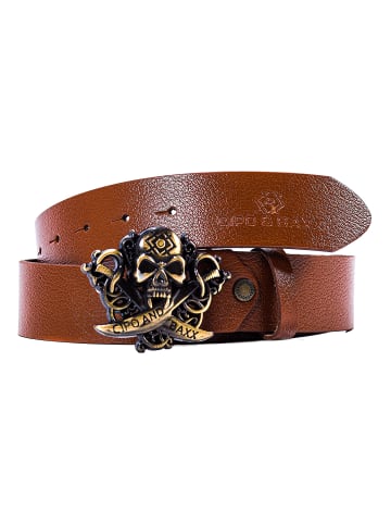 Cipo & Baxx Gürtel  105cm x 3,8 in Taba