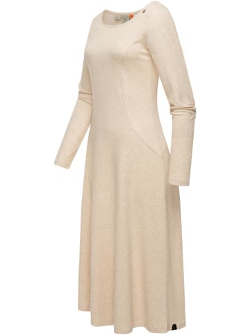 ragwear Jerseykleid Appero Long in Beige Melange