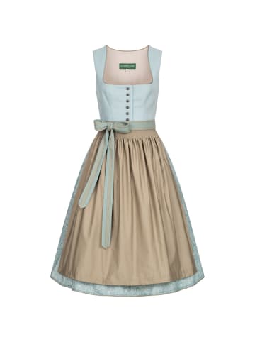 Country Line Midi Dirndl in Türkis