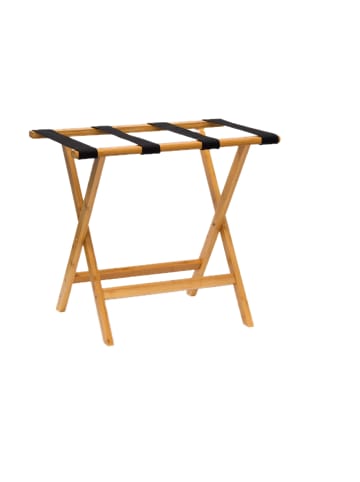 relaxdays Kofferständer in Natur - (B)60 x (H)50 x (T)37,5 cm