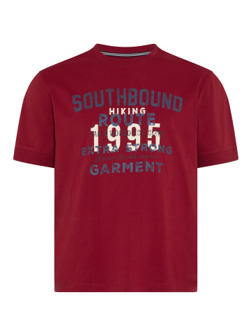 Man's World Rundhalsshirt in bordeaux