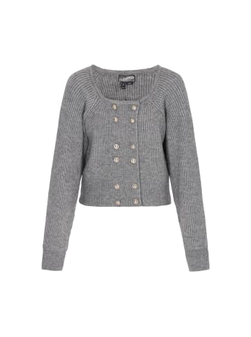 DreiMaster Vintage Cardigan in grey melange
