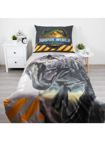 Jurassic World Jurassic World Bettwäsche Set 140 × 200 cm mit Kissenbezug 70 × 90 in Bunt