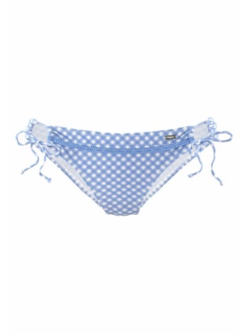 Buffalo Bikini-Hose in hellblau-kariert