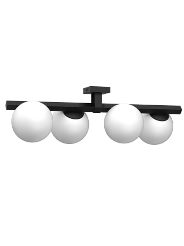 Licht-Erlebnisse Deckenlampe (B)29 x (L)70 x (H)22 cm in Schwarz Weiß