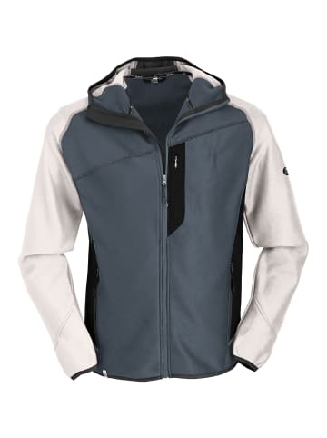 Maul Sport Stretchfleecejacke Taufstein II mit Kapuze in Grau