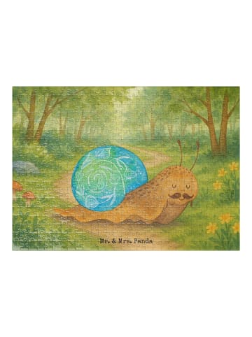 Mr. & Mrs. Panda Puzzle Schnecke Sir Design ohne Spruch in Weiß