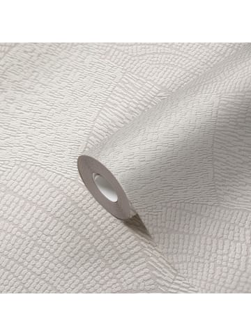 A.S. Création Tapete Mosaico in Cremeweiß