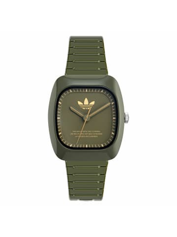 adidas Analoguhr für Erwachsene in Oliv