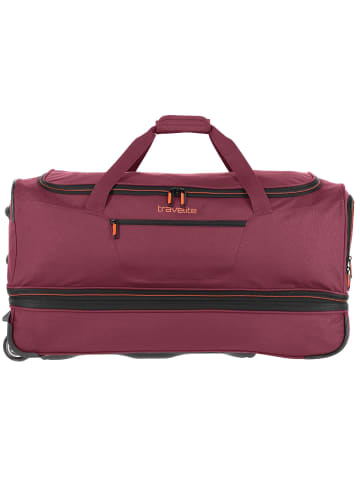 travelite Basics 2 Rollen Reisetasche 70 cm in bordeaux