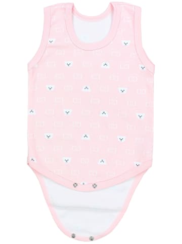 TupTam Baby Mädchen Achselbody 5er Pack in rosa Modell 1