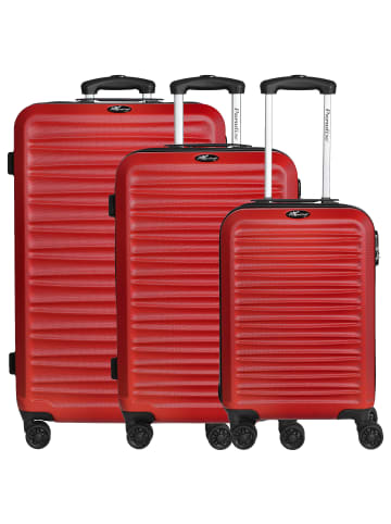 Paradise by CHECK.IN Havanna 2.0 - Trolley-Set 3tlg. in rot