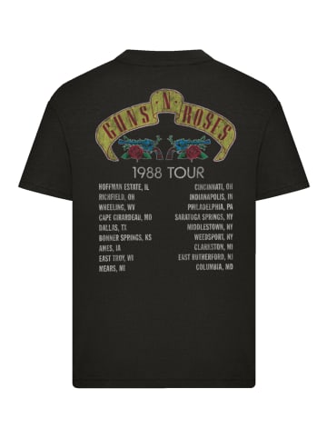 F4NT4STIC T-Shirt Guns N' Roses Skull Rock Band Merch in schwarz