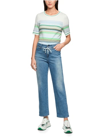 MARC CAIN SPORTS  Feminine Jeans mit Kordel in Blue Denim