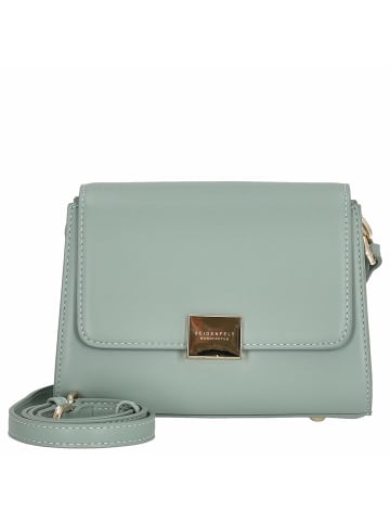 Seidenfelt Ellanda - Umhängetasche 20 cm (black/gold) in soft blue