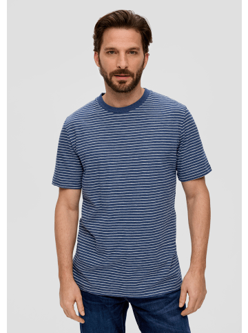 S. Oliver T-Shirt kurzarm in Blau