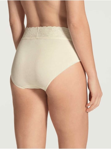 Calida Maxislip Lycraspitze in Champagne crème