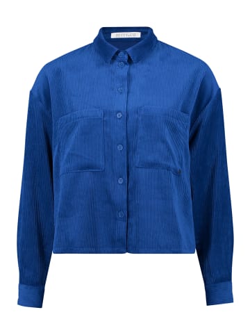 BETTY & CO Overshirt mit Kragen in Royal Blau