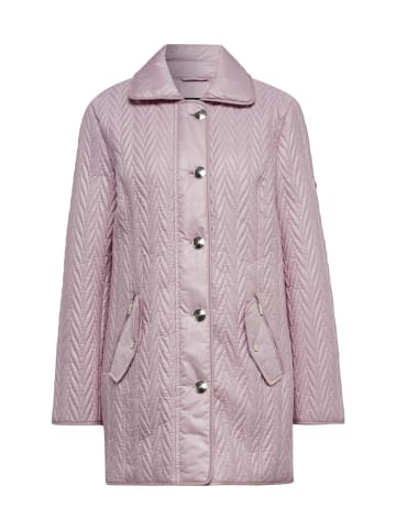 GOLDNER Kurzgröße:  Longjacke mit Steppung in antikrosa