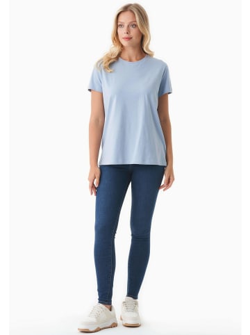 Organication T-Shirt "WCASUAL001" in Eisblau