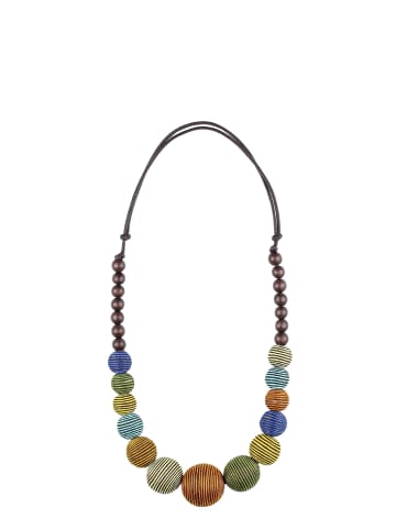 collezione alessandro Kurze Kette " Kugel " in multi