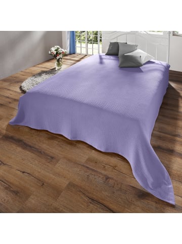 Erwin Müller Baumwolle Sommer-Decke Siena in flieder