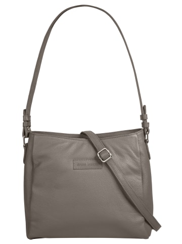 Bruno Banani Shopper echt Leder in grau