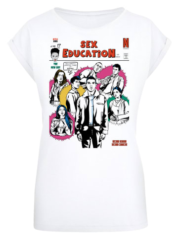 F4NT4STIC T-Shirt Sex Education Magazine Cover in weiß