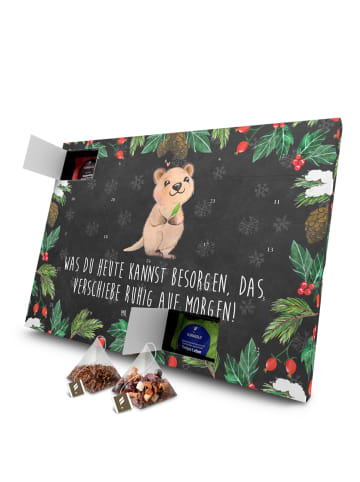 Mr. & Mrs. Panda Adventskalender Quokka Happy mit Spruch in Kreidetafel
