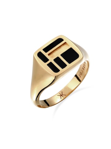 KUZZOI Ring 925 Sterling Silber in Gold