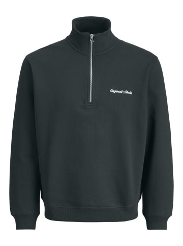 Jack & Jones Sweatshirt JORNORREBRO EMB SWEAT HIGH NECK in Grau
