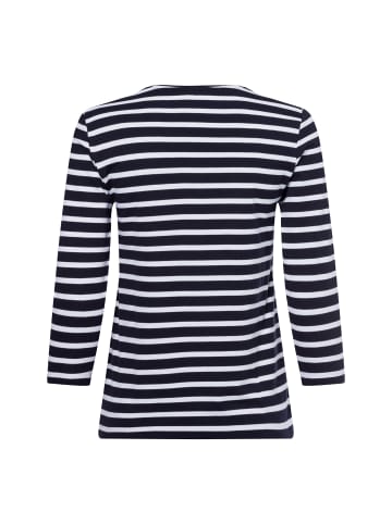 März Langarmshirt in marine weiß