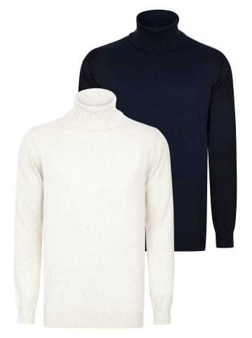 Felix Hardy Pullover in Ecru-Navy