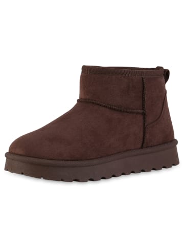 VAN HILL Winter Boots Laura in Dunkelbraun