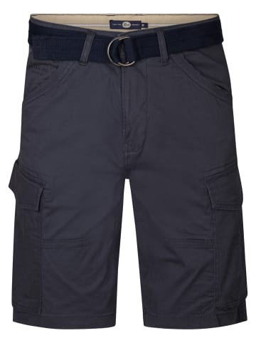 Petrol Industries Cargo-Shorts mit Gürtel Gulf Shores in Grau