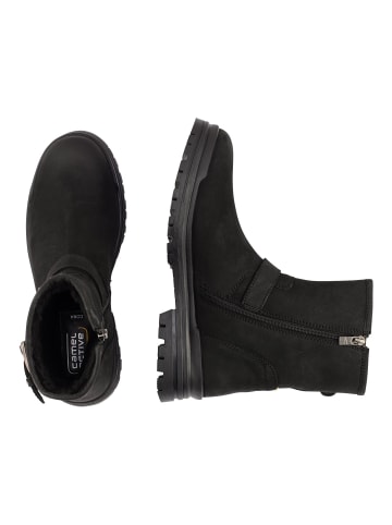 Camel Active CREEK Leder Boot in Schwarz