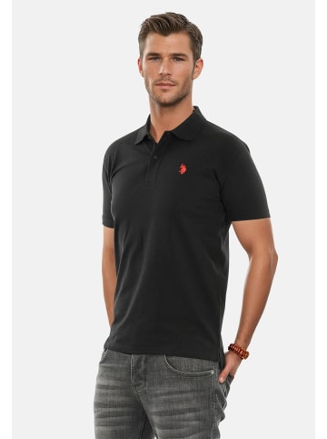 U.S. Polo Assn. Poloshirt USArrchie Grösse in Schwarz-Rot