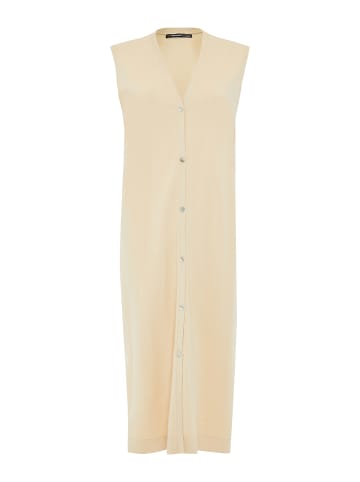 Threadbare Sommerkleid THB Melman Button Down Dress in Stone
