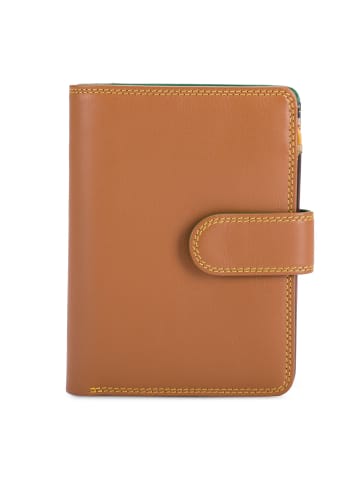 MYWALIT Medium Snap Wallet Geldbörse Leder 13 cm in bosco