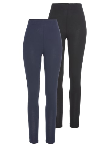 BOYSENS Leggings in marine + schwarz