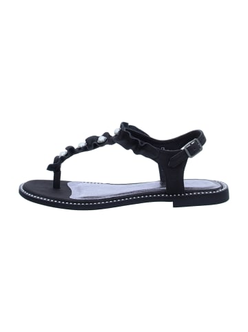 Bugatti Zehenstegsandalen in Schwarz